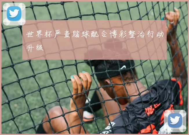 世界杯严查赌球配合博彩整治行动升级